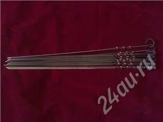 Лот: 206351. Фото: 1. Шампуры 8 шт. нерж. Другое (спортивные товары)