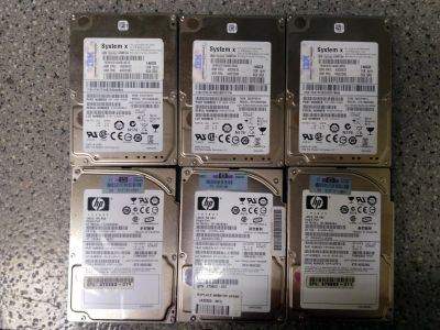 Лот: 11950728. Фото: 1. 6 штук серверных жёстких диска... Жёсткие диски (HDD)