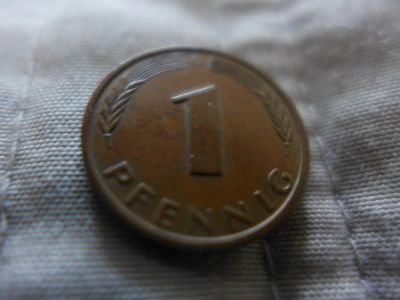 Лот: 4803211. Фото: 1. Монета, Германия, 1 пфенниг, 1987г. Германия и Австрия