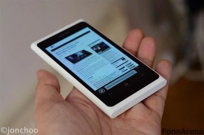 Лот: 3762470. Фото: 1. NOKIA LUMIA 800 WHITE. Смартфоны