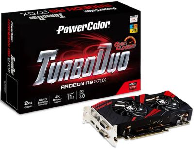 Лот: 8361465. Фото: 1. Видеокарта PowerColor TurboDuo... Видеокарты