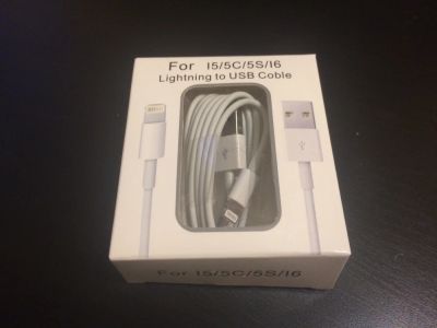 Лот: 7470734. Фото: 1. Usb кабель для iphone 5\6. Зарядные устройства, блоки питания, адаптеры сетевые для смартфонов