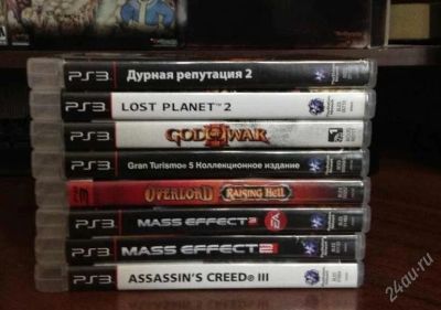 Лот: 2673485. Фото: 1. 8 игр ps3 (infamous 2;lost planet... Игры для консолей