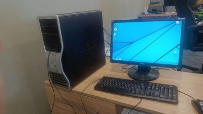 Лот: 25747209. Фото: 1. Пк dell в сборе с монитором asus19. Компьютеры в сборе