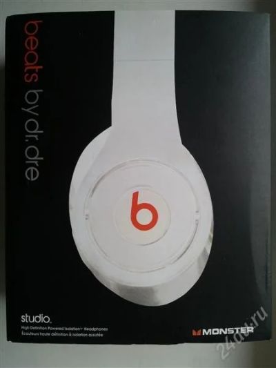 Лот: 2612490. Фото: 1. MONSTER BEATS STUDIO (chrome). Наушники, гарнитуры