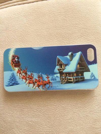 Лот: 8623452. Фото: 1. Чехол Новогодний на IPhone 5S. Чехлы, бамперы