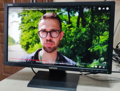Лот: 20328244. Фото: 1. Монитор 20'' Lenovo/1600x900/TN... ЖК-мониторы