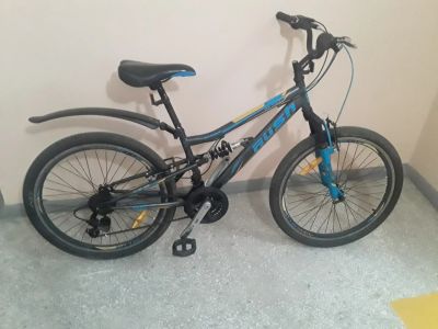 Лот: 16349170. Фото: 1. Велосипед RUSH SF 450 24' рама... Велосипеды