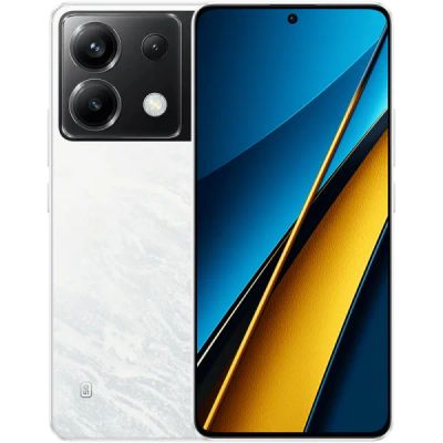 Лот: 22222215. Фото: 1. Смартфон Poco X6 5G 12/256GB White... Смартфоны