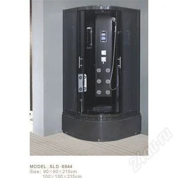 Лот: 1788620. Фото: 1. Душевая кабина 8844-90 black. Душевые кабины