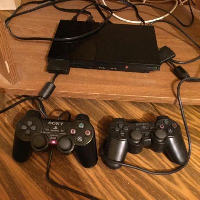 Лот: 17778308. Фото: 1. Playstation 2 Slim чипованная. Игровые приставки, консоли