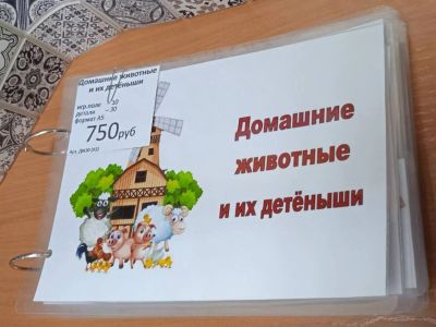 Лот: 18389276. Фото: 1. игра на липучках "Домашние животные... Детские настольные игры