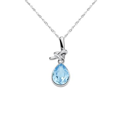 Лот: 23827625. Фото: 1. Серебряное колье с фианитом и... Цепочки