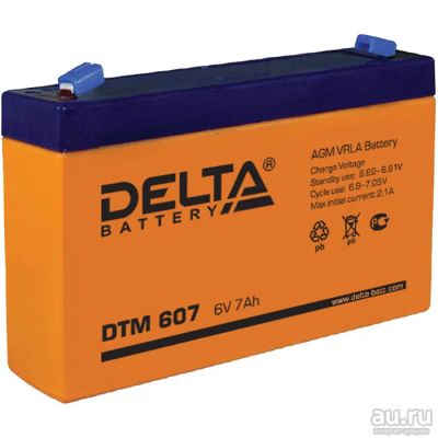 Лот: 9857062. Фото: 1. Аккумуляторная батарея Delta DTM... Аксессуары