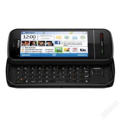 Лот: 1485171. Фото: 1. Nokia C6-00 Black. Смартфоны