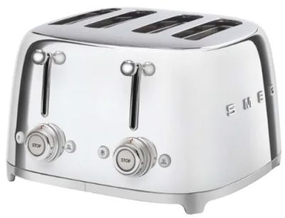 Лот: 24451077. Фото: 1. Тостер Smeg TSF03SSEU. Кухонная