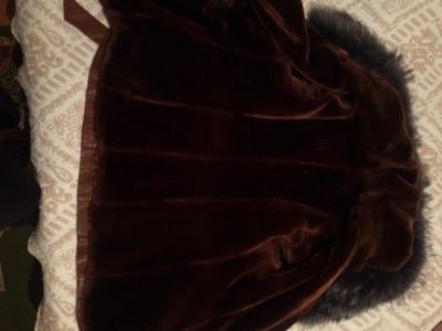 Лот: 8461338. Фото: 1. Кожаная куртка с мехом. Верхняя одежда