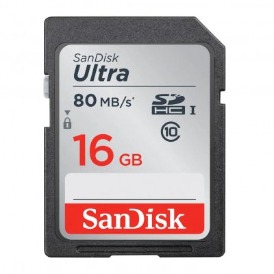 Лот: 11763713. Фото: 1. SD 16 Gb SanDisk. Карты памяти