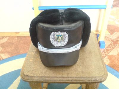 Лот: 8038785. Фото: 1. Зимняя шапка ГАИ МВД Украины. Обмундирование