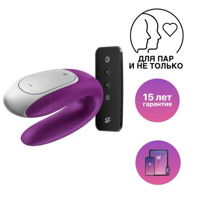 Лот: 24255529. Фото: 1. Вибратор для пар Satisfyer Double... Игрушки
