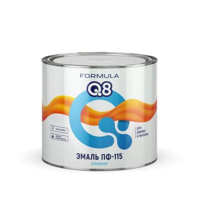 Лот: 24086520. Фото: 1. Эмаль Formula Q8, ПФ-115, алкидная... Краски, лаки, растворитель