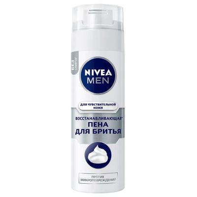 Лот: 24108164. Фото: 1. Пена для бритья, Nivea, Восстанавливающая... Уход за лицом 