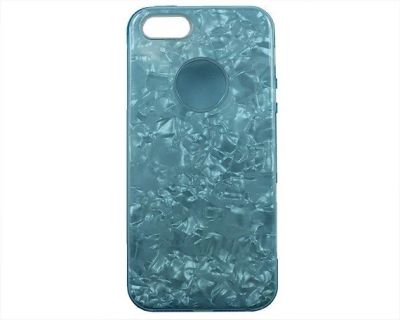 Лот: 12577894. Фото: 1. Чехол iPhone 5/5S Pearl голубой. Дисплеи, дисплейные модули, тачскрины