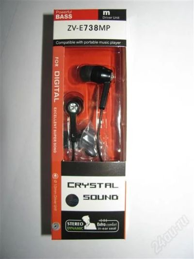 Лот: 2230803. Фото: 1. Наушники Crystal Sound ZV-E738MP... Красноярск