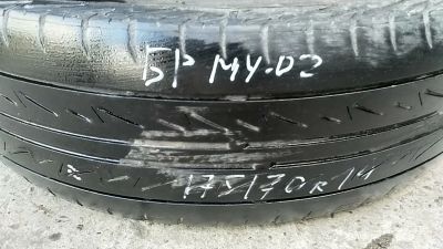 Лот: 15959629. Фото: 1. 175/70 R14 Bridgestone одно. Шины