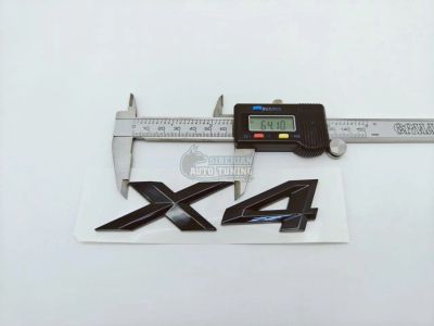 Лот: 25391119. Фото: 1. Шильдик с клеевой основой X4 черный... Детали тюнинга