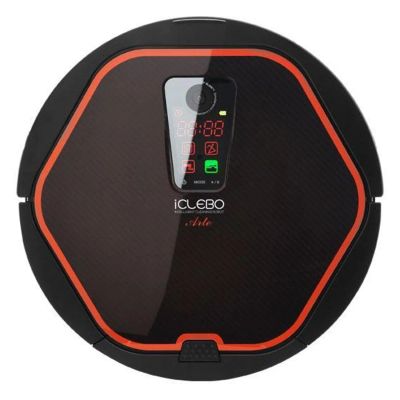 Лот: 25339812. Фото: 1. Робот-пылесос Iclebo Arte Carbon... Пылесосы, паровые швабры