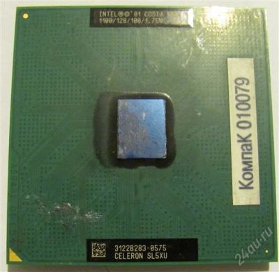 Лот: 928107. Фото: 1. CPU intel s-370 celeron 1100/128... Процессоры