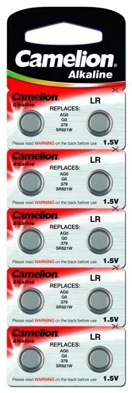 Лот: 22145872. Фото: 1. Элем.пит.CAMELION AG0 379A/LR521... Батарейки, аккумуляторы, элементы питания