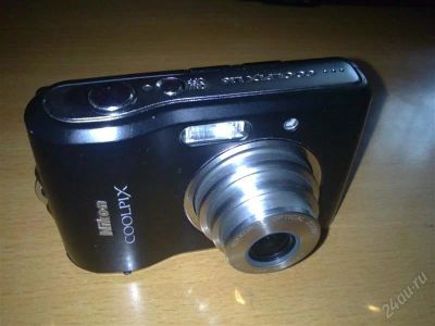 Лот: 2434189. Фото: 1. фотоаппарат nikon coolpix + батарейки. Цифровые компактные