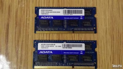 Лот: 7374431. Фото: 1. DDR3-1333 8Gb (4+4) so-dimm Elpida. Оперативная память