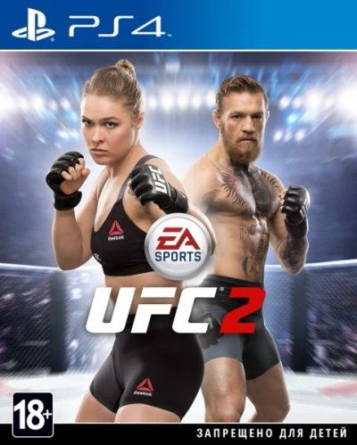 Лот: 10094138. Фото: 1. UFC 2 PS4 !Абсолютно новый диск... Игры для консолей