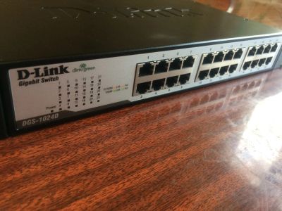Лот: 14362185. Фото: 1. Коммутатор D-Link DGS-1024D Gigabit... Коммутаторы