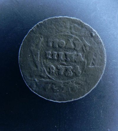 Лот: 4985270. Фото: 1. Полушка 1734 г. Россия до 1917 года