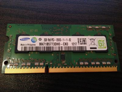 Лот: 3449186. Фото: 1. Память для ноутбука Samsung 2GB... Оперативная память