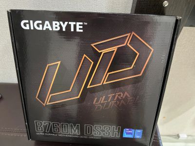 Лот: 20933715. Фото: 1. материнская плата gigabyte b760m... Материнские платы