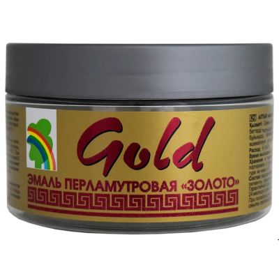 Лот: 19508065. Фото: 1. GOLD Эмаль декоративная перламутровая... Краски, лаки, растворитель