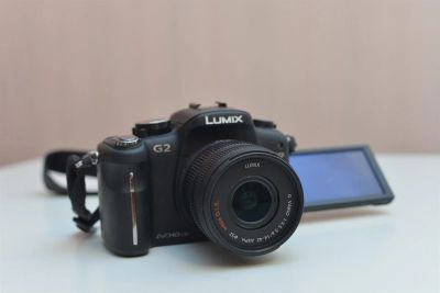 Лот: 3201617. Фото: 1. Фотоаппарат Panasonic Lumix DMC-G2... Цифровые беззеркальные со сменной оптикой