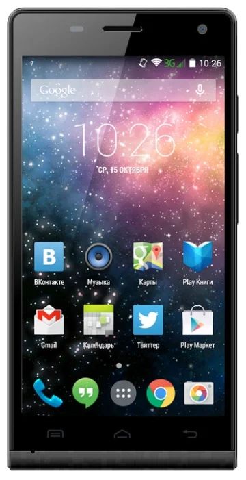Лот: 6958632. Фото: 1. Highscreen Verge Black. Смартфоны