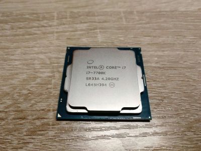 Лот: 23554064. Фото: 1. Процессор Intel Core i7-7700K... Процессоры
