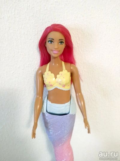 Лот: 18085909. Фото: 1. Кукла барби русалка Ариэль с красными... Куклы и аксессуары
