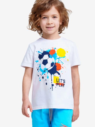 Лот: 25356766. Фото: 1. Футболка Playtoday для мальчика... Другое (спортивная одежда)