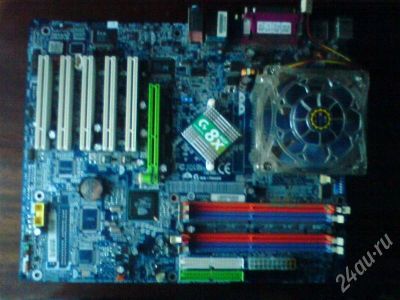 Лот: 562354. Фото: 1. Мат. плата Gigabyte (неисправна... Материнские платы