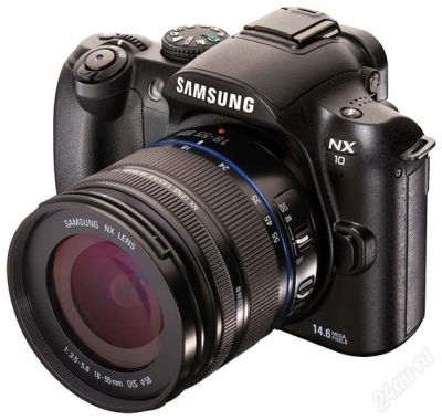 Лот: 2431194. Фото: 1. Продам фотоаппарат Samsung NX10... Цифровые беззеркальные со сменной оптикой