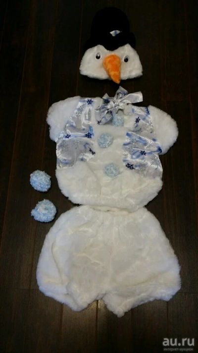 Лот: 10612786. Фото: 1. Костюм снеговика. Детские карнавальные, праздничные костюмы