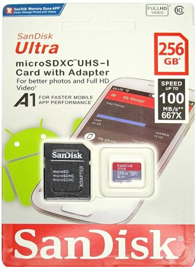 Лот: 16181093. Фото: 1. Карта памяти micro SDXC 256GB... Карты памяти